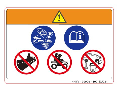 HH4V-190009-1100 DECAL, DRIVE WARNING
