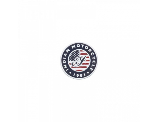 Segtukas Indian Motorcycle USA Flag Logo Pin