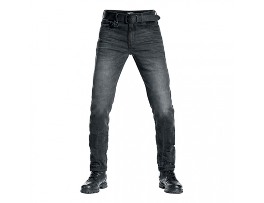 Moto džinsai Pando ROBBY SLIM BLACK – Motorcycle Jeans Men’s Slim-Fit Cordura®