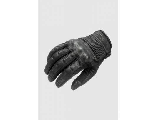 Pirštinės Pando ONYX BLACK 01 – Leather Motorcycle Gloves