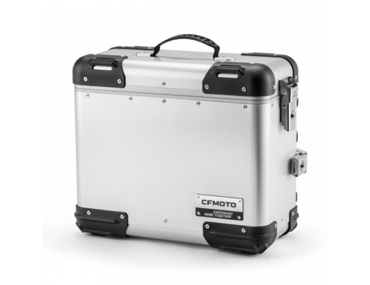 Kairės p. šoninė daiktadėžė 35L CFMOTO 450-800MT ir 800/1000MT-X (Sidabrinė)