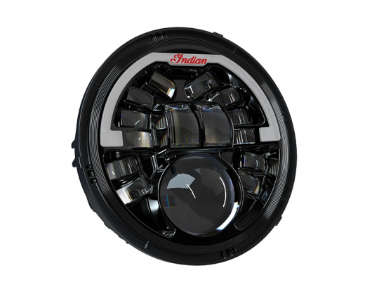 LED Headlight Pathfinder (black) for Indian Chief/Scout 2884995-266