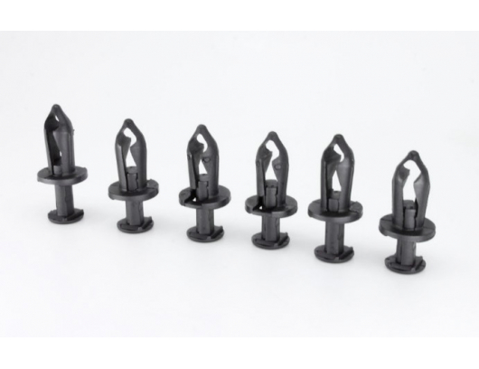 Plastikinė Kniedė 6vnt. Push Rivet 6pcs. 9060-040310-6