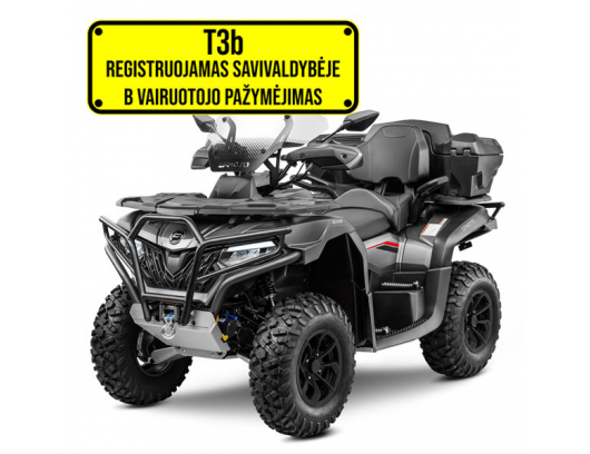 CFMOTO CFORCE 625 OVERLAND Keturratis T3b (mini traktorius)