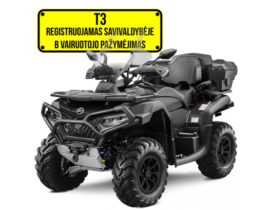CFMOTO CFORCE 625 OVERLAND Keturratis T3b (mini traktorius)