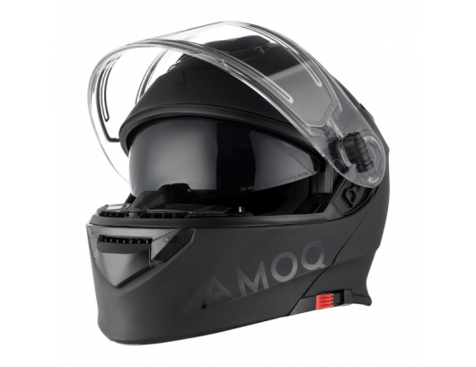Modulinis šalmas AMOQ Protean Flip-Up Helmet Electric Visor Juodas