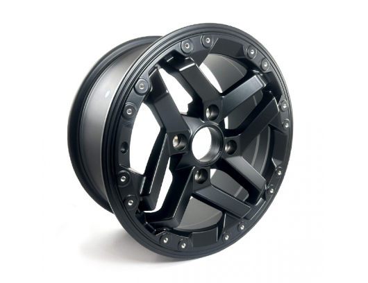 Priekinis ratlankis Beadlock R14 x 7.0 9AY#-070102-2A00-0BU00 Mist Silver Black
