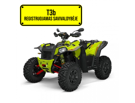 Polaris Scrambler XP 1000 S EPS - Lifted Lime Pearl 2024 Ratinis traktorius (keturratis) T3b