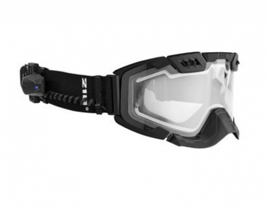 Akiniai šildomu stiklu CKX Goggle 210° Black matt/clear lens 581-120153
