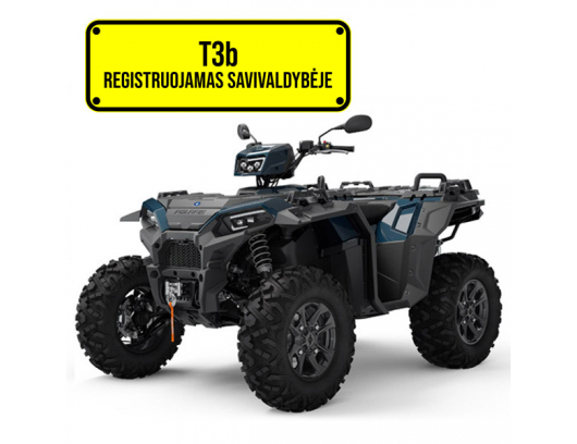 Keturratis Polaris Sportsman XP 1000 S EPS - STEELY BLUE 2024 (ratinis traktorius) T3B