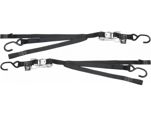 Tvirtinimo diržai juodi TIEDOWN RAT 1"W/TYE BLK (2vnt.) 33722