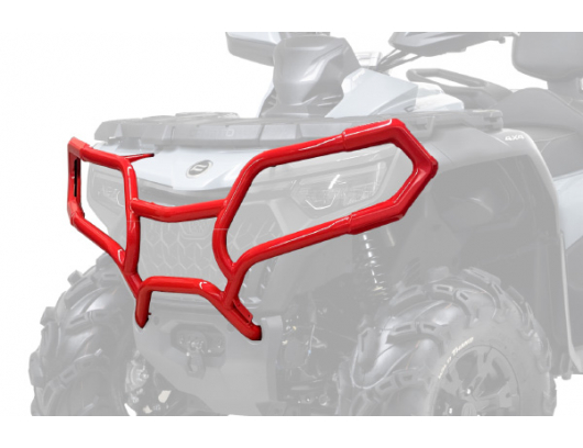9AWV-801100-8000-10 FRONT BUMPER ASSY_FORCE RED
