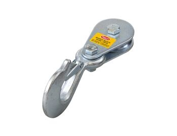 Skriemulys su kabliu gervei Snatch Block with Hook, max. load 2,7t