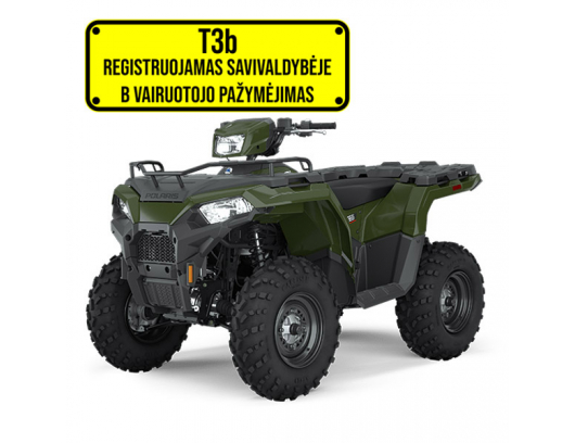 Keturratis Polaris Sportsman 570 EFI 4x4 EPS Sage Green 2025 (Ratinis traktorius) T3b