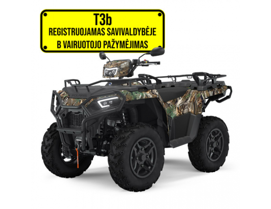 Keturratis Polaris Sportsman 570 EFI 4x4 EPS Hunter SE - Pursuit Camo 2025 (Ratinis traktorius) T3b