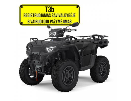 Keturratis Polaris Sportsman 570 EFI 4x4 EPS SE - Onyx Black 2025 (Ratinis traktorius) T3b