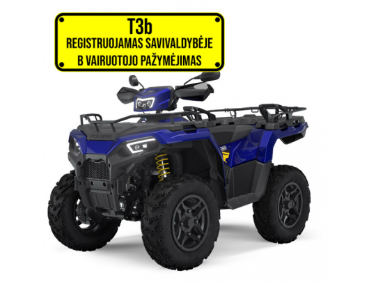 Keturratis Polaris Sportsman 570 EFI 4x4 EPS SP Ohlins - Spirit Blue 2025 (Ratinis traktorius) T3b