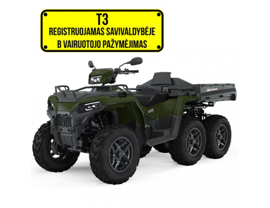 Šešiaratis Polaris Sportsman 570 6X6 EPS Sage Green 2025 (Ratinis traktorius) T1b
