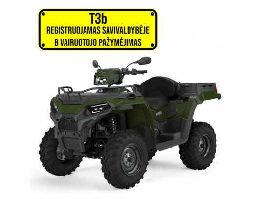 Keturratis Polaris Sportsman X2 570 EPS - Sage Green 2025 (Ratinis traktorius) T3b