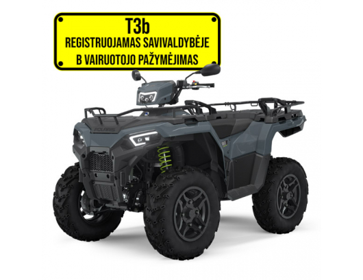 Keturratis Polaris Sportsman 570 EFI 4x4 EPS Stealth Grey 2025 (Ratinis traktorius) T3b