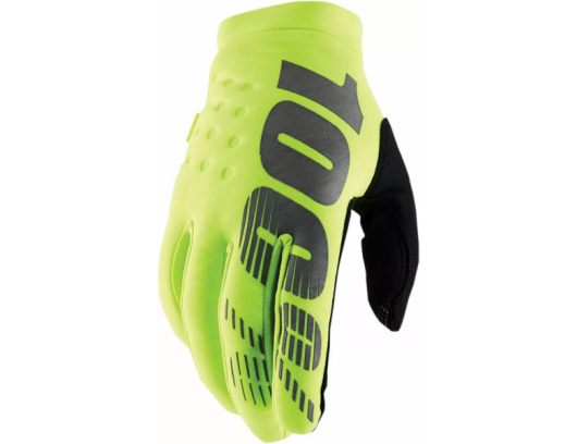 Pirštinės vaikams 100% Youth Brisker Gloves Žalios