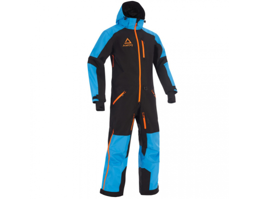 Kombinezonas AMOQ Void V2 YOUTH Monosuit Juodas/mėlynas/oranžinis