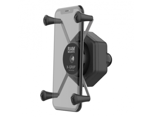RAM® X-Grip® Didelio telefono laikiklis su antivibracine sistema Vibe-Safe™ ir kamuoliuku RAM-HOL-UN10B-462
