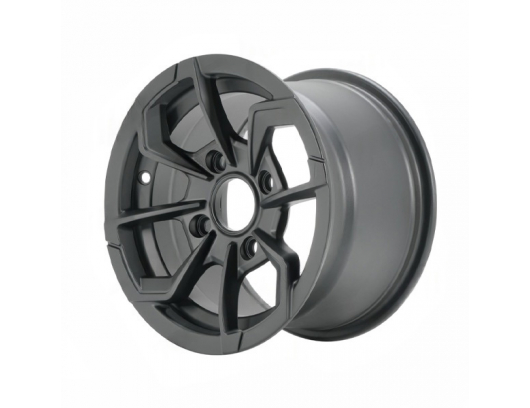 Galinis ratlankis R12 x 7.5 9CSV-110100-6R00-11 (Aliuminis) Full Matte Black