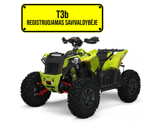 Polaris Scrambler XP 1000 S EPS - Lifted Lime Pearl 2025 Ratinis traktorius (keturratis) T3b