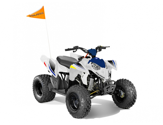 Polaris Outlaw 110 EFI  Bright White/Green vaikiškas keturratis