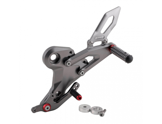 LH HIGHTENED FOOTREST_TITANIUM