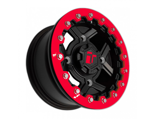 Ratlankis Beadlock Ice-Tec Racing 12"x6 Juoda 4/156