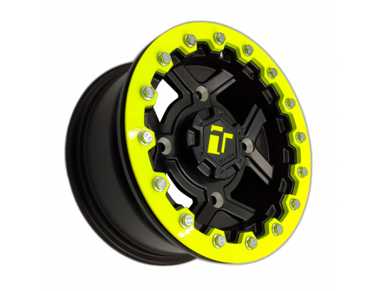 Ratlankis Beadlock Ice-Tec Racing 12"x6 Geltona 4/156