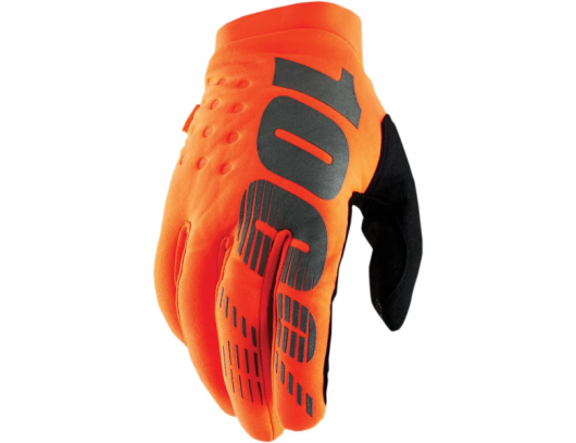 Gloves 100% Youth Brisker Orange