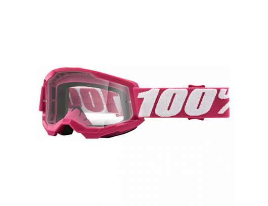 Akiniai skaidriu stikliuku vaikams 100% Strata 2 Pink