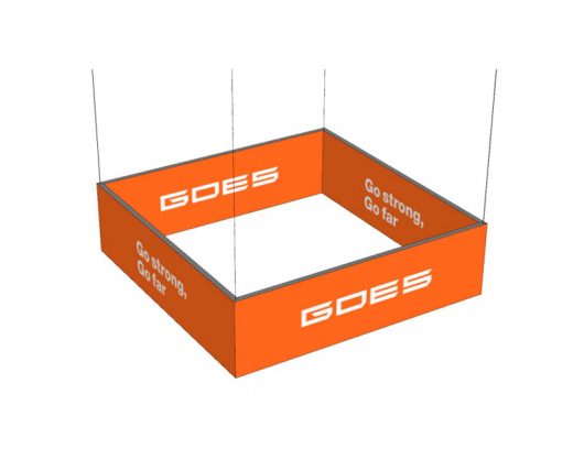 Hanging Logo GOES (1800x1800x500mm) 701110-00946