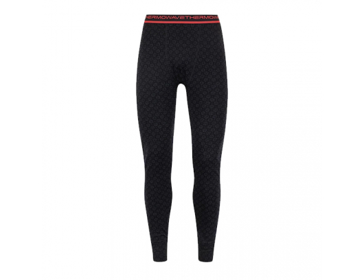 Termo kelnės vyriškos Thermowave Merino Xtreme Thermal Black/Dark Grey Melange