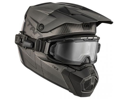 Helmet with Heated Goggles (Photochromic) CKX Titan AMS Matt Carbon
