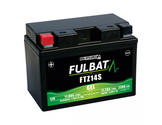 Akumuliatorius FULBAT GTZ14S (FTZ14S GEL) 12V 11.2Ah 230A