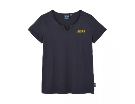 Moteriški marškinėliai Indian Motorcycle IMC Custom Builds T-Shirt, Mėlyni