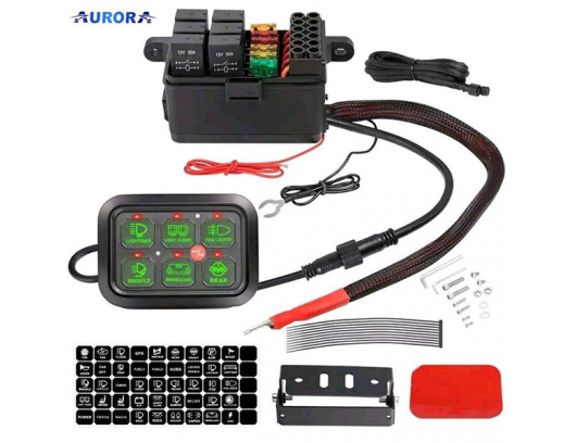 Universal 6-Position Control Panel 60A 720W (Multi-Switch)