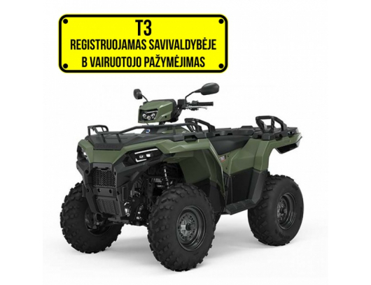 Polaris Sportsman 570 EPS Agri Pro 60km/h. T3b 2025 Ratinis traktorius (keturratis)