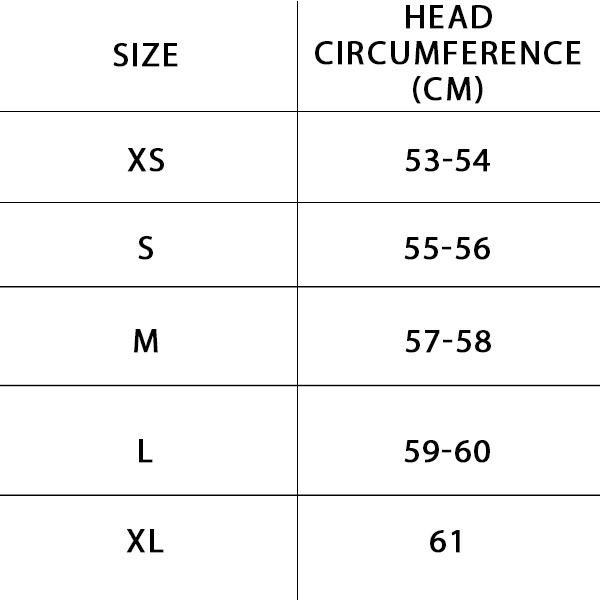 CFMOTOhelmetSizeChartEN